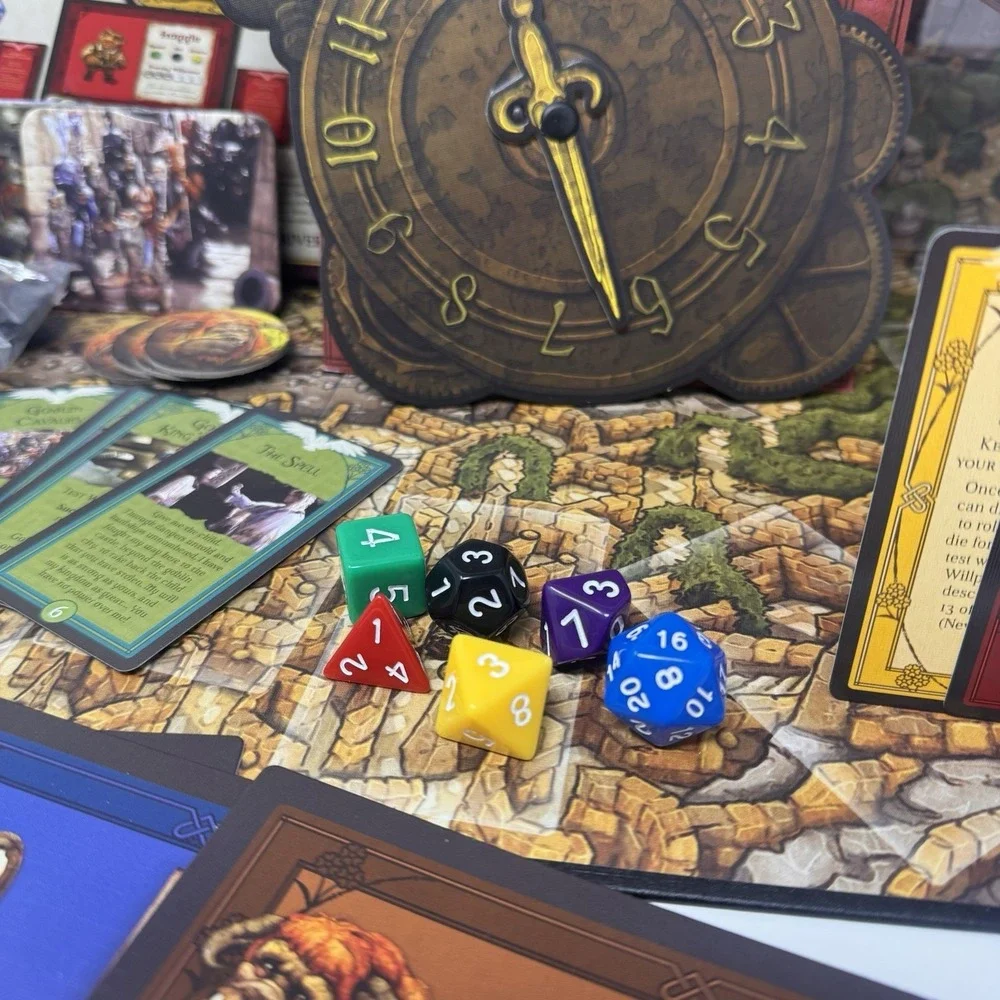 Jim Henson Labyrinth Board Game Fantasy Strategy Adventure Classic Complete Set - Picture 7 of 15